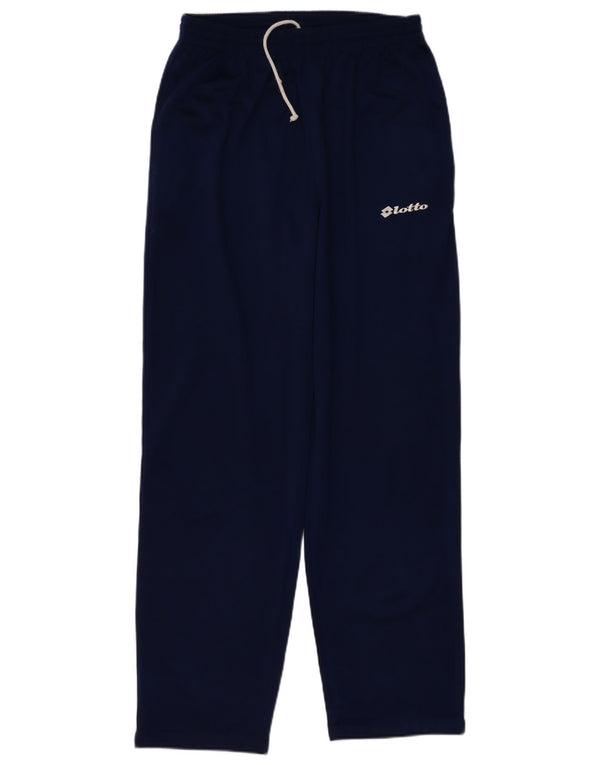 Pantaloni de trening pentru bărbați Lotto UK 40/42 XL poliester bleumarin