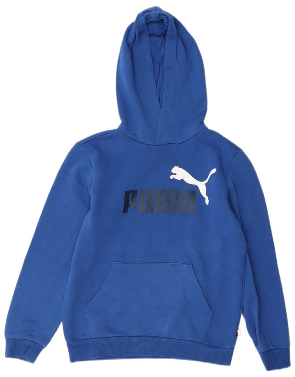 Pulover Puma pentru băieți, cu grafică, 11-12 ani, bumbac, albastru