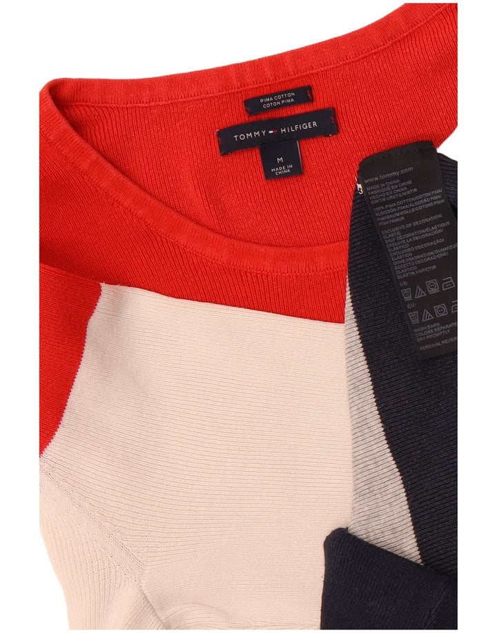 Pulover Tommy Hilfiger pentru damă cu gât de barcă, UK 14 Medium, multicolor