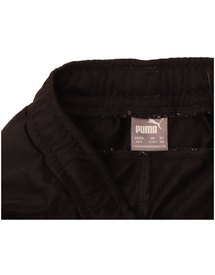 Pantaloni de trening PUMA pentru băieți 11-12 ani negri