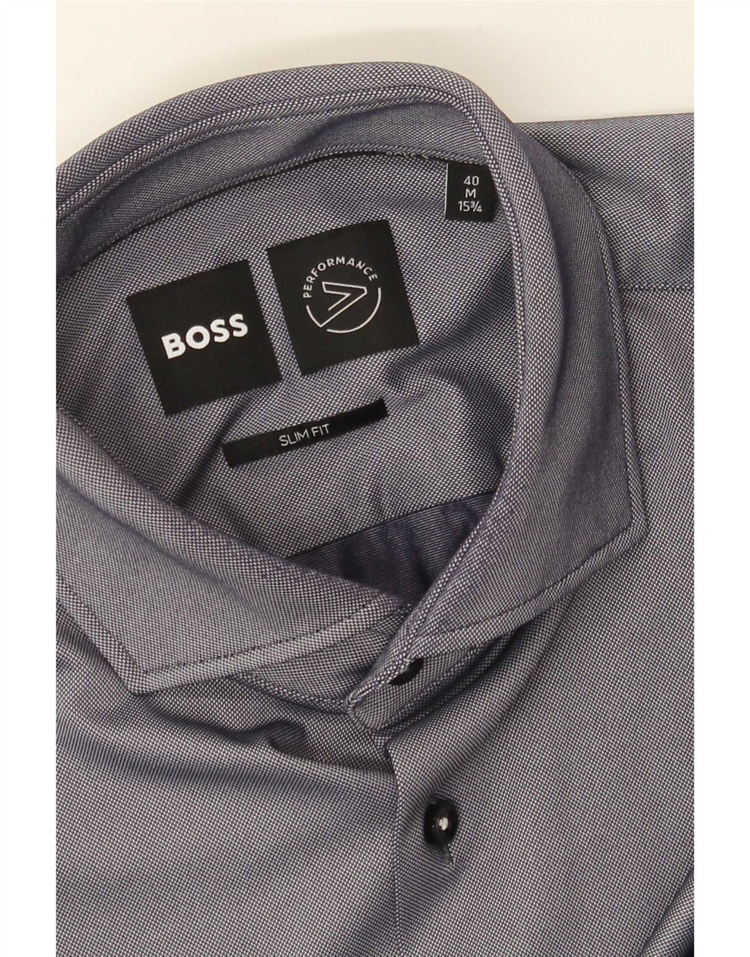 Cămașă pentru bărbați Hugo Boss Slim Fit Mărimea 40 15 3/4 Gri mediu