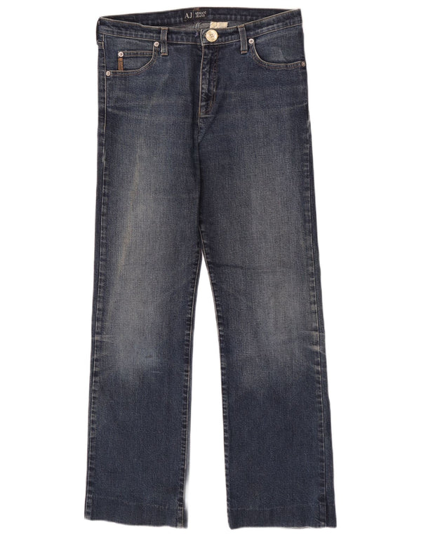 Blugi drepti pentru femei Armani W29 L29 Bumbac albastru