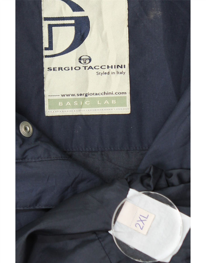 Jachetă Utilitară pentru bărbați Sergio Tacchini UK 44 2XL Bleumarin