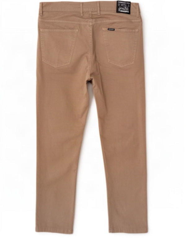 Pantaloni casual slim pentru bărbați Carrera 717 IT 54 2XL W38 L32 bej bumbac