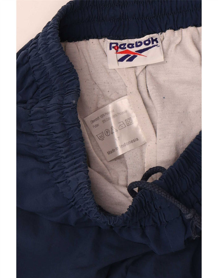Pantaloni de trening pentru bărbați Reebok Pantaloni de jogging Mediu Poliamidă bleumarin