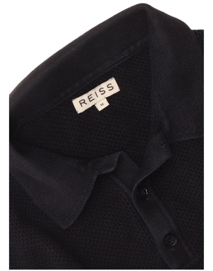 Tricou polo Reiss pentru bărbați, mediu bleumarin