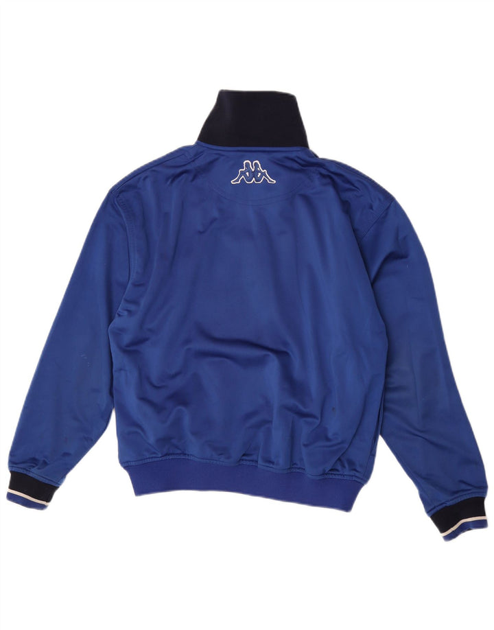 Jachetă de trening pentru băieți Kappa 12-13 ani XL, albastru, poliester color bloc