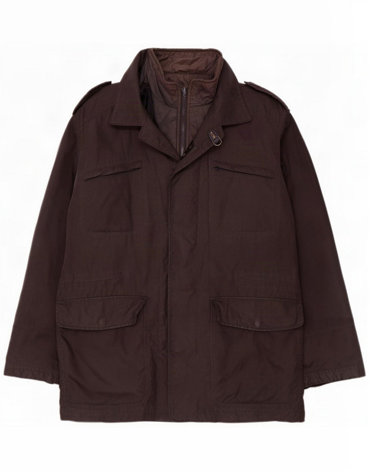 Fay Jachetă militară pentru bărbați UK 38 Medium Black Poliamidă