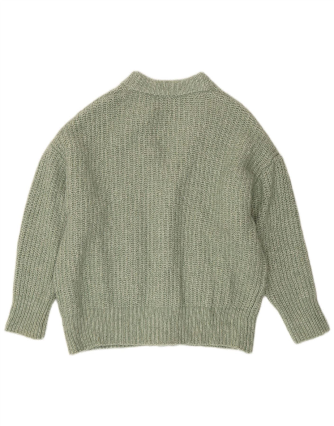 Pulover cardigan supradimensionat pentru femei Zara UK 14 verde mediu