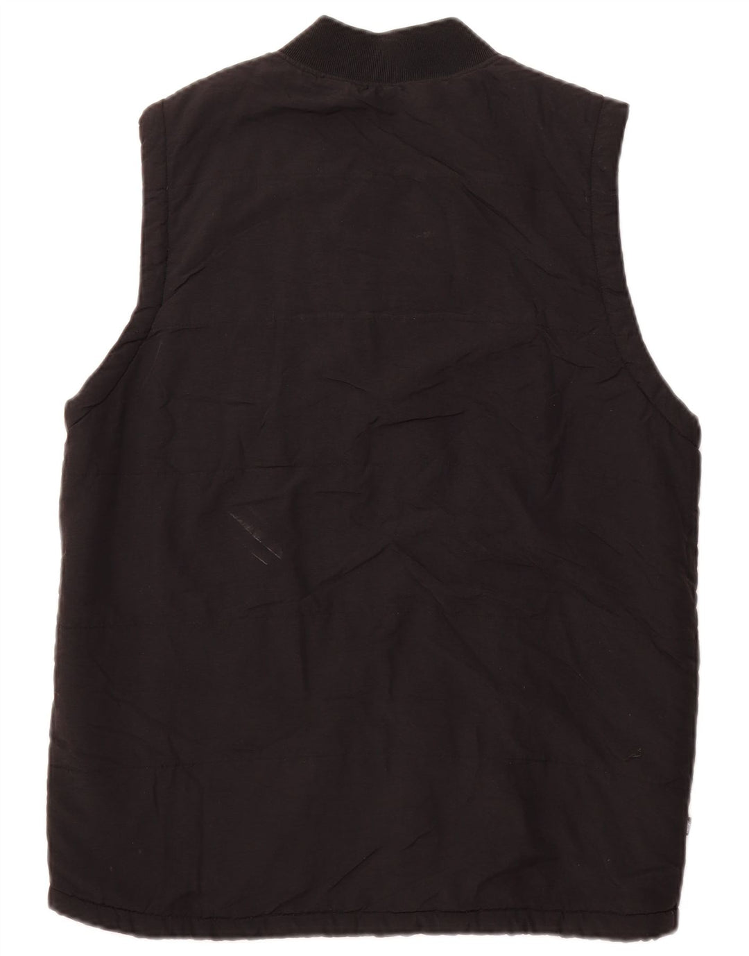 STUSSY Mens Sherpa Gilet UK 40 Large Black Polyester