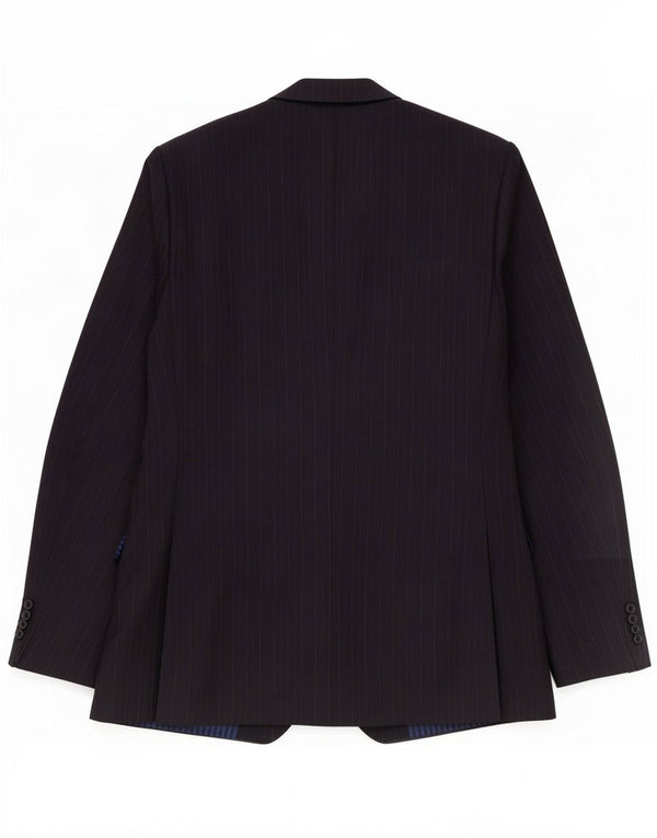 Jachetă pentru bărbați Marks & Spencer cu 2 nasturi, UK 44 XL, bleumarin, cu dungi
