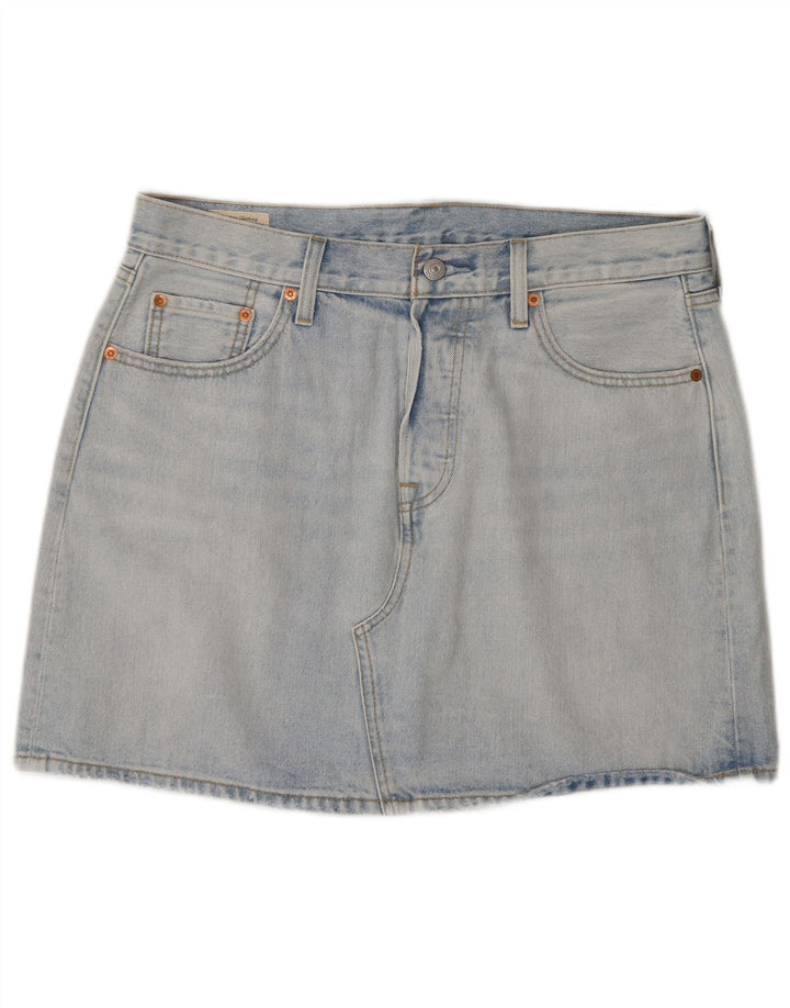 Fusta mini denim Levi's W32, mare, albastru, bumbac