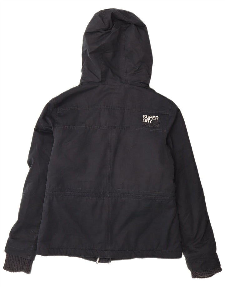 Jachetă Windbreaker The windparka pentru femei Superdry UK 14, mare, bleumarin
