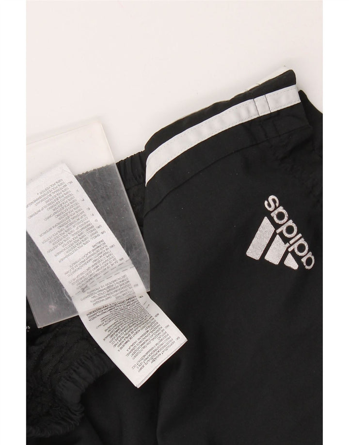 Pantaloni scurți sport ADIDAS pentru bărbați, poliester mediu negru