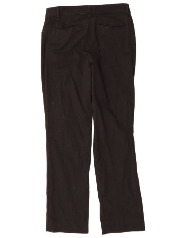 Pantaloni casual drepti pentru femei cu talie medie Lee US 4 Small W28 L29 Negri