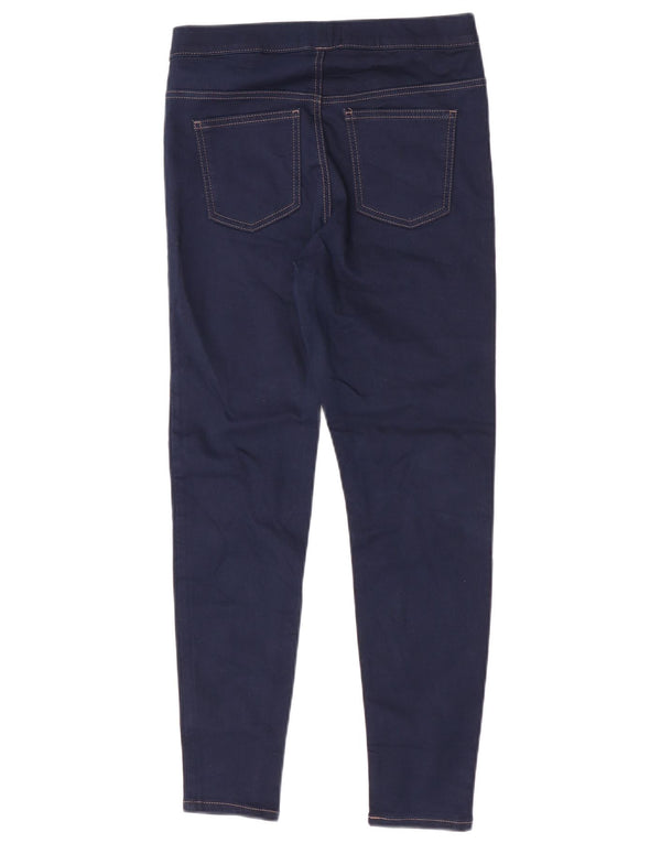 Marks & Spencer Womens Jegging Jeans UK 10 Small W27 L26 Navy Blue Cotton