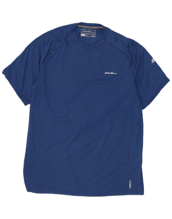 EDDIE BAUER Tricou Bărbați Top Mare Poliester Albastru