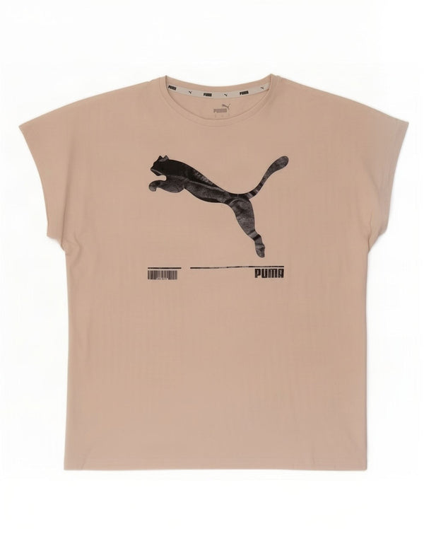 Tricou grafic supradimensionat Puma pentru femei Top UK 10 Small Pink