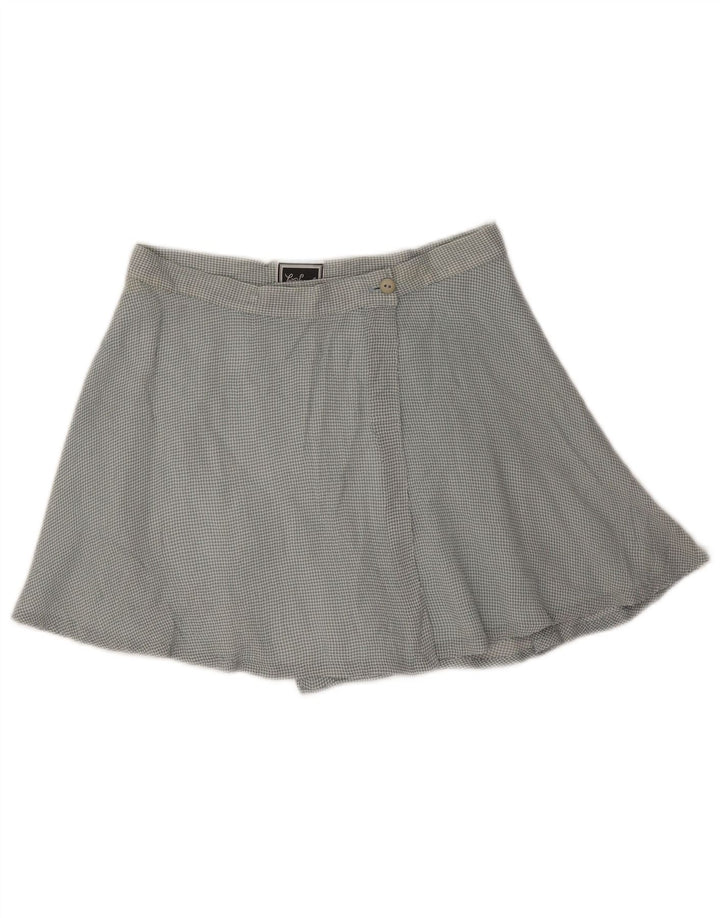 Luisa Spagnoli Fusta Mini Wrap Femei Medium W26 Blue Gingham