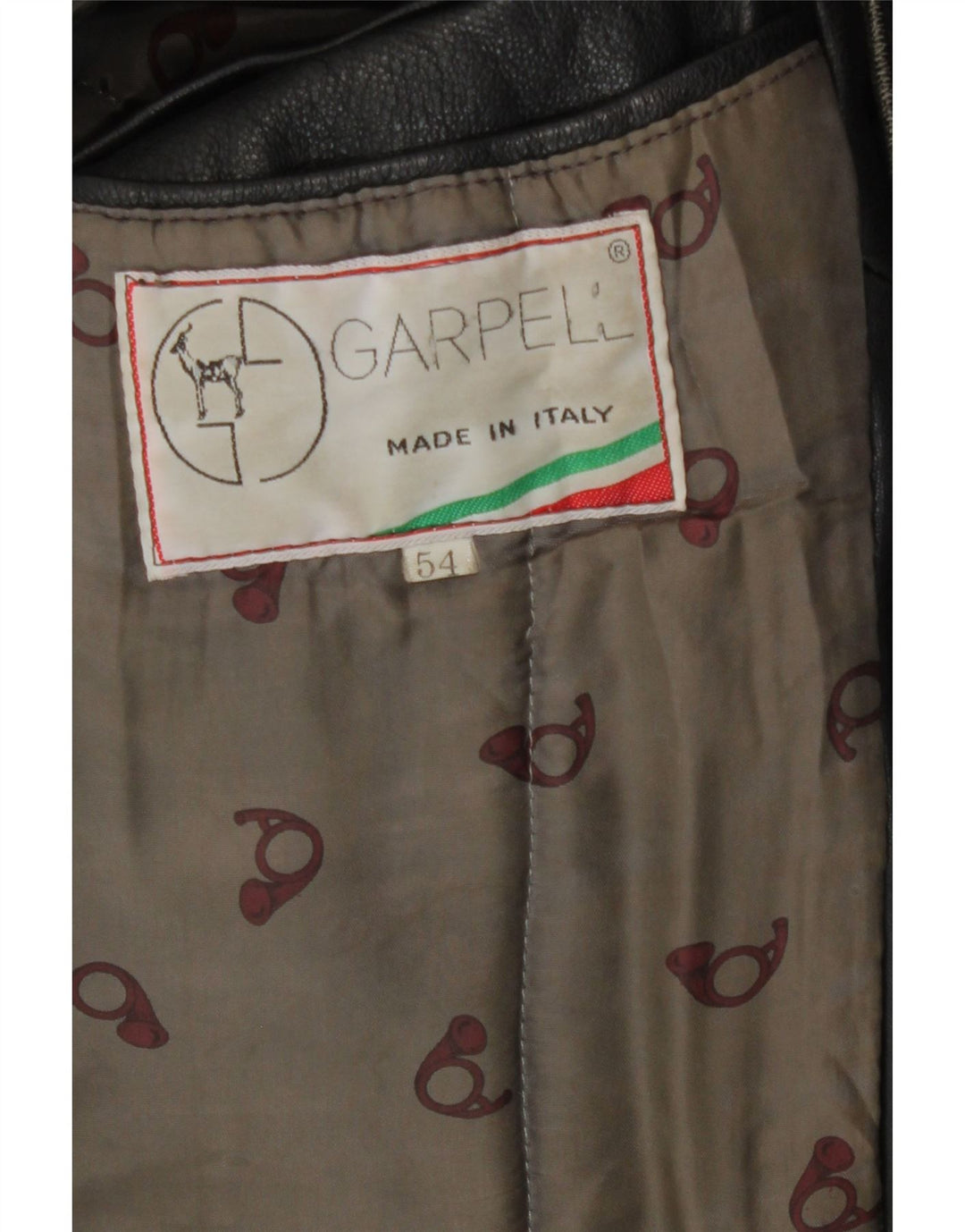 Jachetă din piele vintage pentru bărbați IT 54 2XL din piele neagră