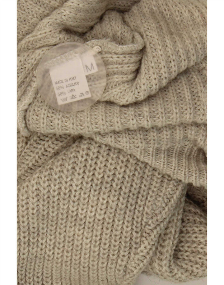Cardigan vintage pentru bărbați, gri mediu acrilic