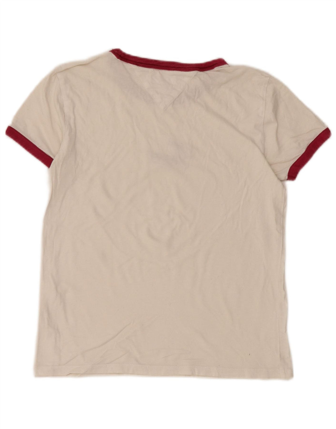 TOMMY HILFIGER Tricou cu grafic pentru femei Top UK 6 XS Alb