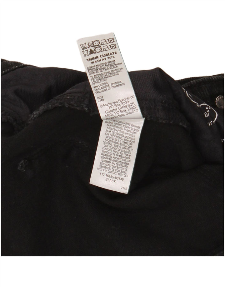 Blugi slim pentru bărbați Marks & Spencer W34 L31 bumbac negru