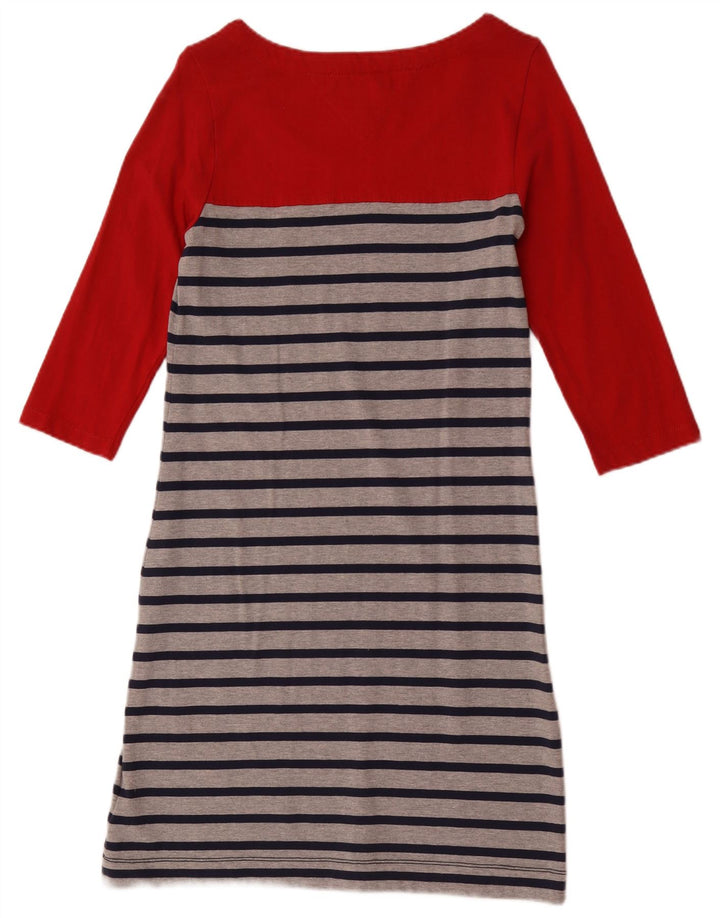 Rochie de bază Tommy Hilfiger pentru femei cu mâneci 3/4 UK 12 Medium Red Dunge