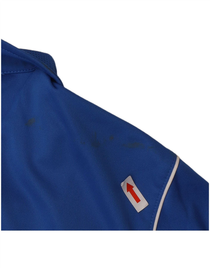 Jachetă de top pentru trening grafic pentru femei Nike, albastru mediu, poliester sport