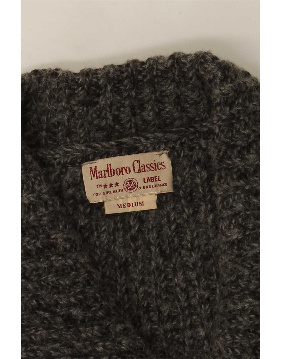 Pulover Crop Cardigan Marlboro Classics pentru femei UK 14 Medium Gri Flecked