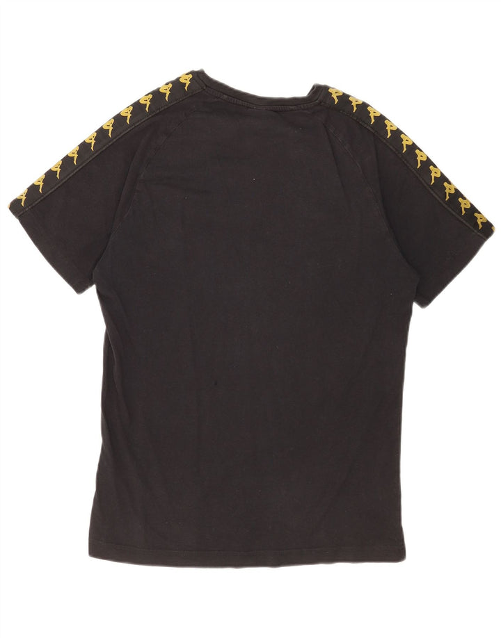 Tricou grafic pentru bărbați Kappa Top Mediu Negru