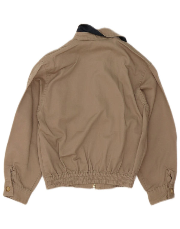 Jachetă Bomber Polo Ralph Lauren pentru băieți 8-9 ani, bumbac bej