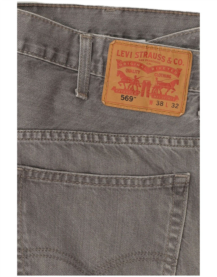 Blugi Levi's 569 loose W38 L29 bumbac gri