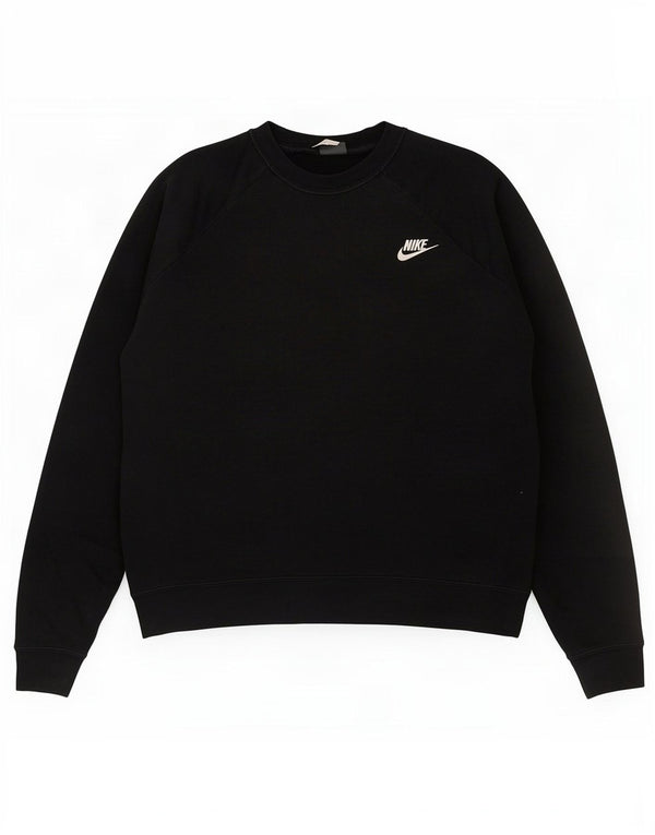 Pulover Nike pentru femei, UK 14, bumbac mediu negru