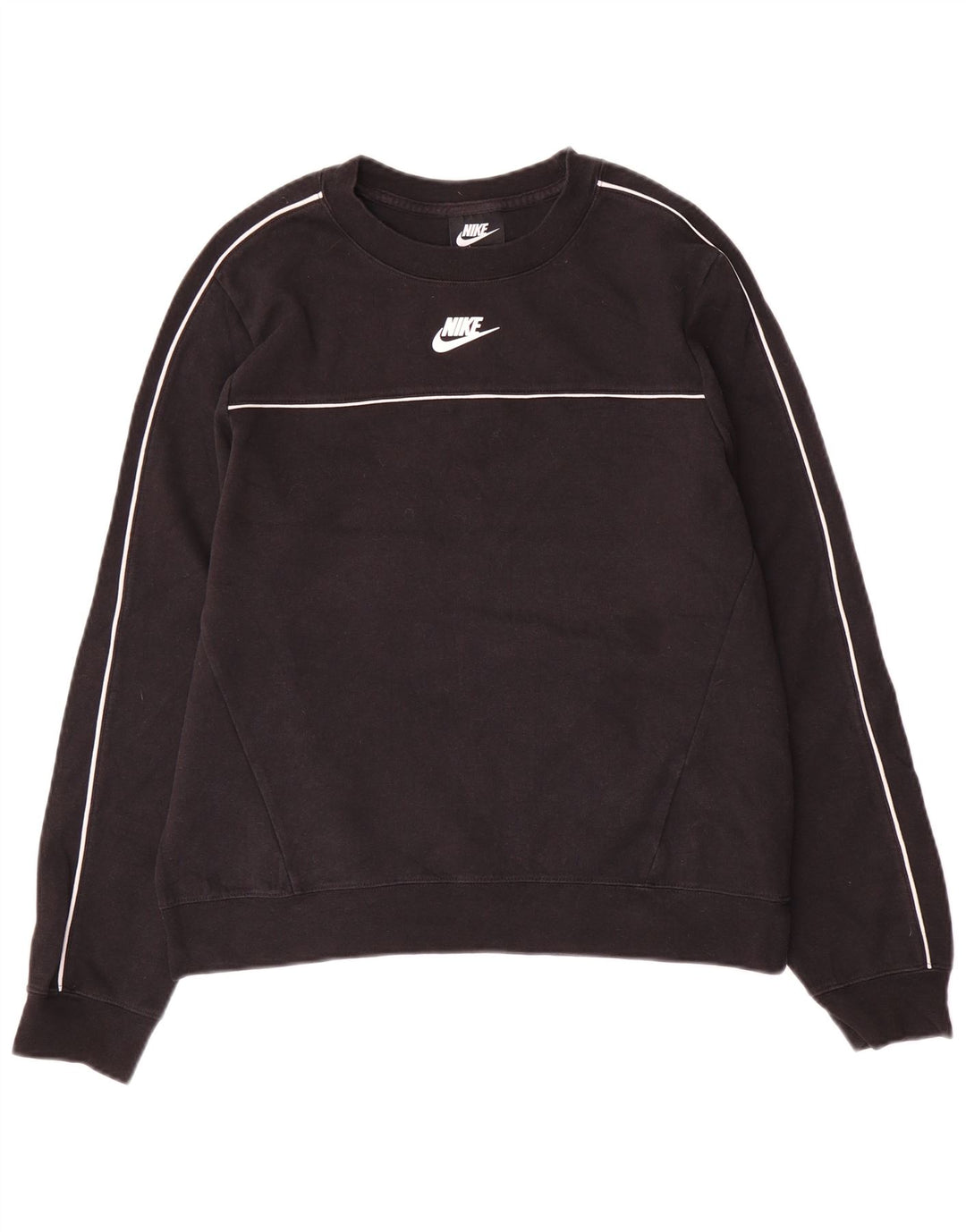 Pulover Nike pentru femei, UK 14, bumbac mediu negru