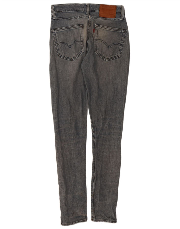 Blugi skinny de damă LEVI'S W28 bumbac albastru mediu
