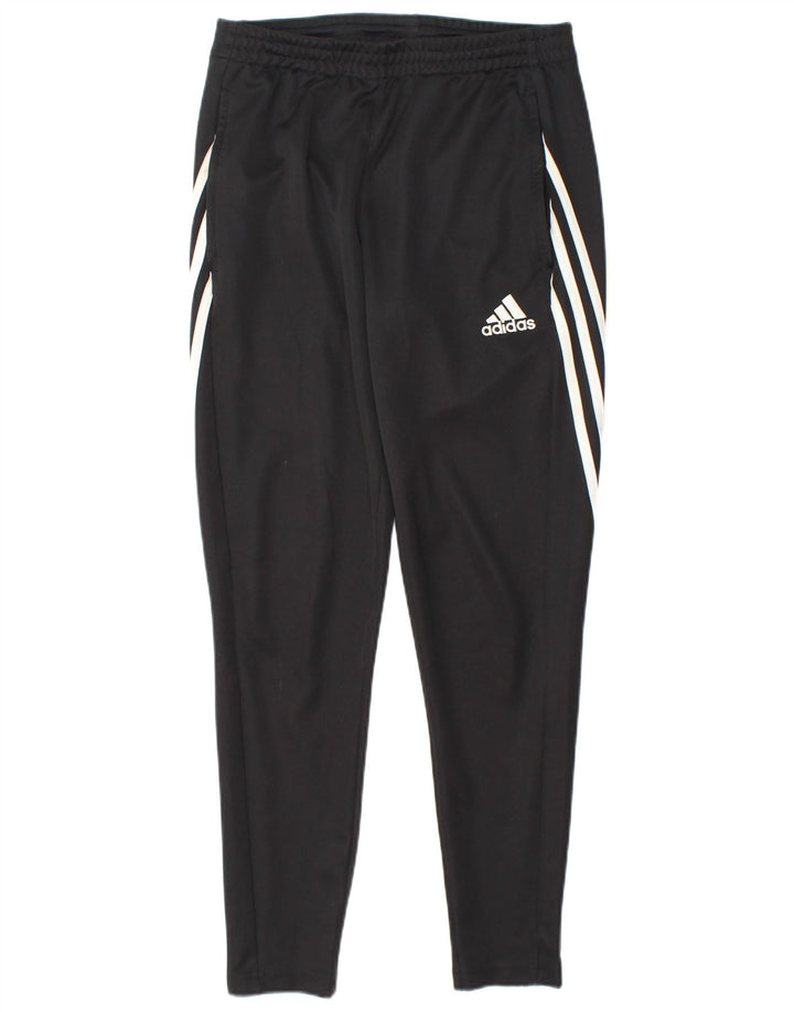 Pantaloni de trening Adidas pentru bărbați, poliester negru mic