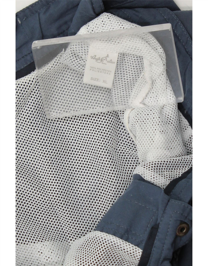 AUSTRALIAN L'ALPINA Pantaloni scurți sport grafic pentru bărbați XL poliester bleumarin