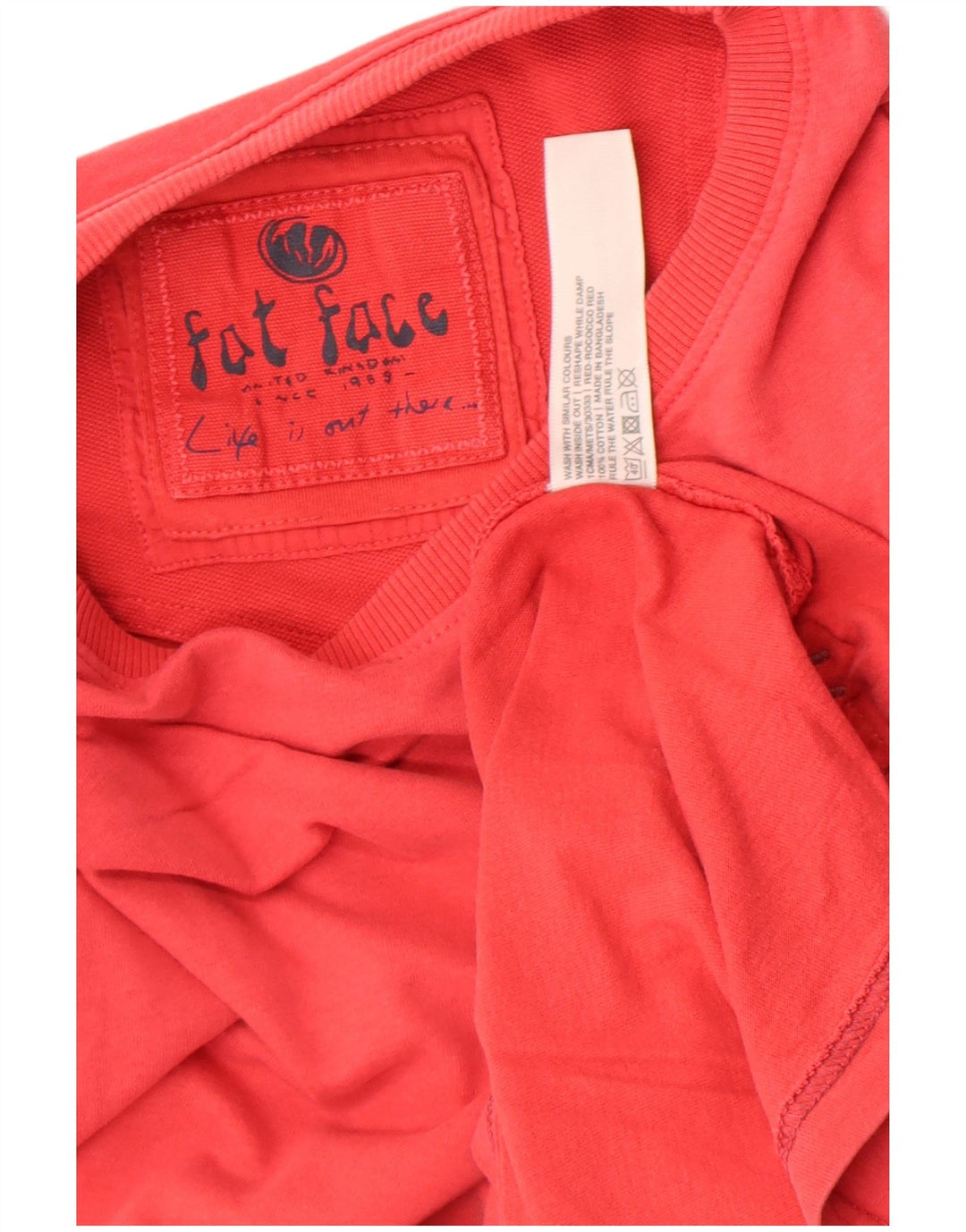 Tricou pentru bărbați Fat Face Top mare bumbac roșu