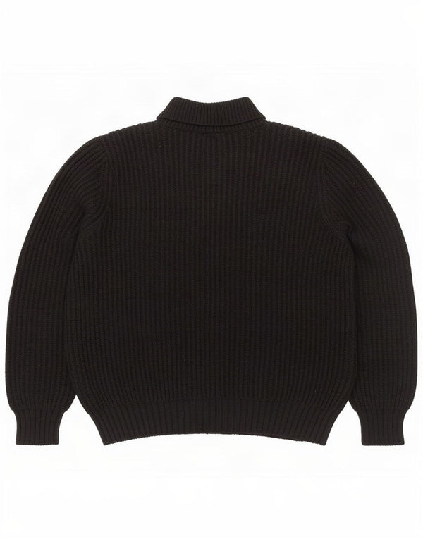 Pulover Cardigan Vintage pentru Damă IT 52 2XL Negru