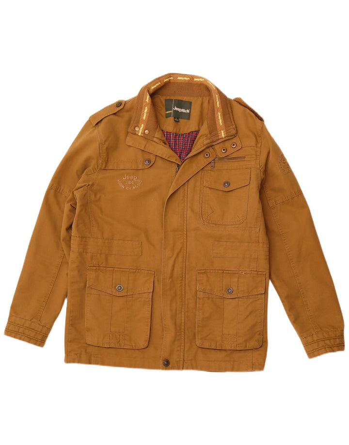 Jachetă militară pentru bărbați Jeep Rich UK 42 XL maro