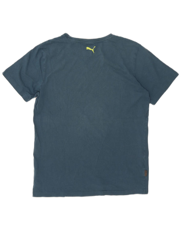 Tricou grafic Puma pentru bărbați Top Medium Blue