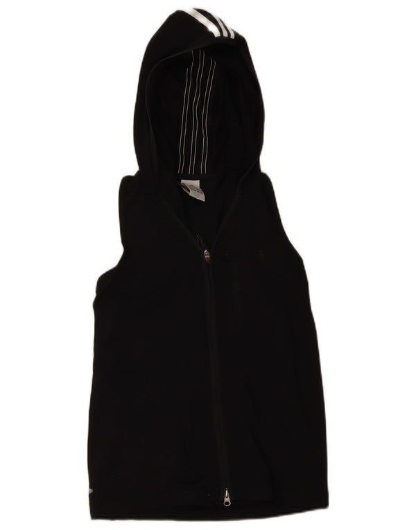 Top trening fără mâneci pentru femei Adidas UK 6 XS cu dungi negre