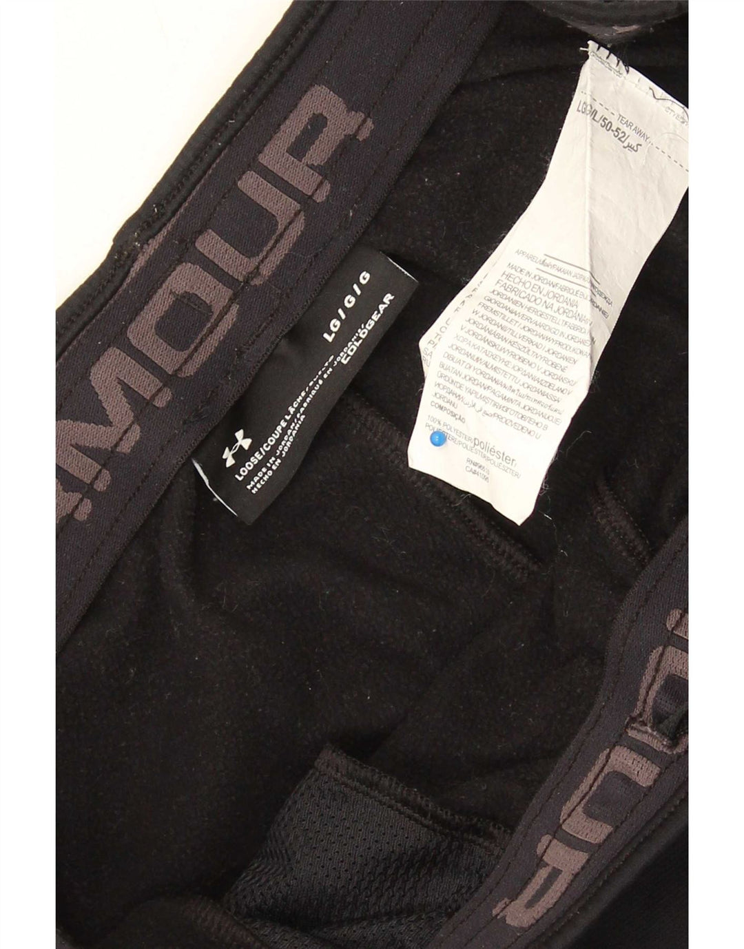 Pantaloni de trening Under Armour Cold Gear pentru bărbați, mari, negru, poliester