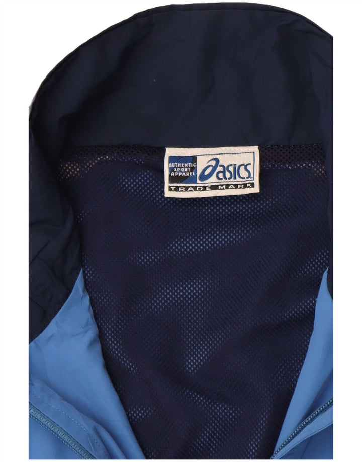 Jachetă de trening pentru bărbați Asics, 2XL, poliester color bloc, albastru