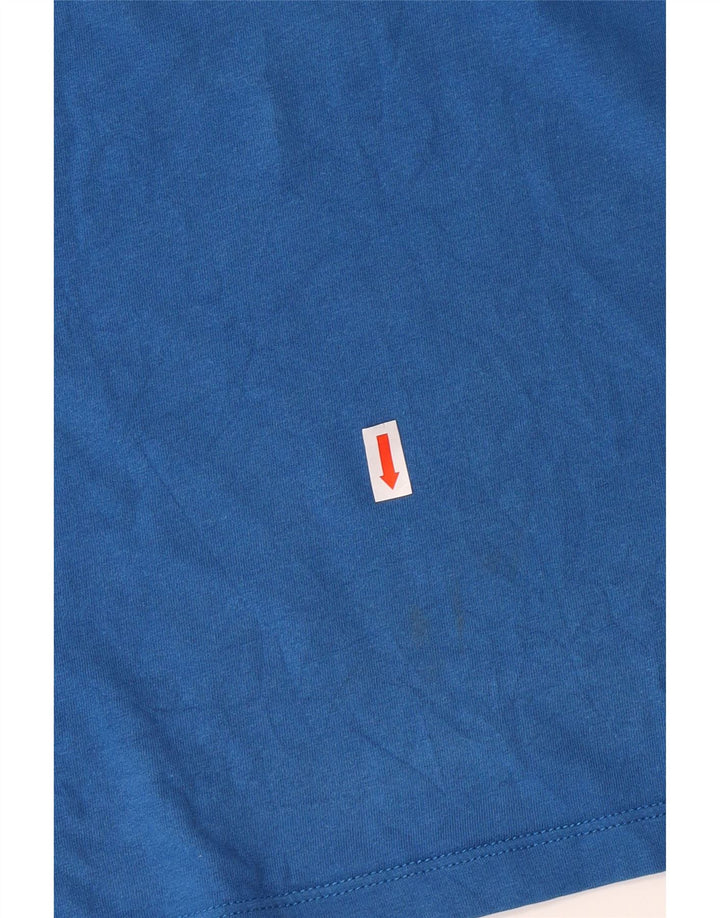 Jack Wolfskin Tricou cu grafic pentru femei Top UK 22/24 2XL Blue Bumbac