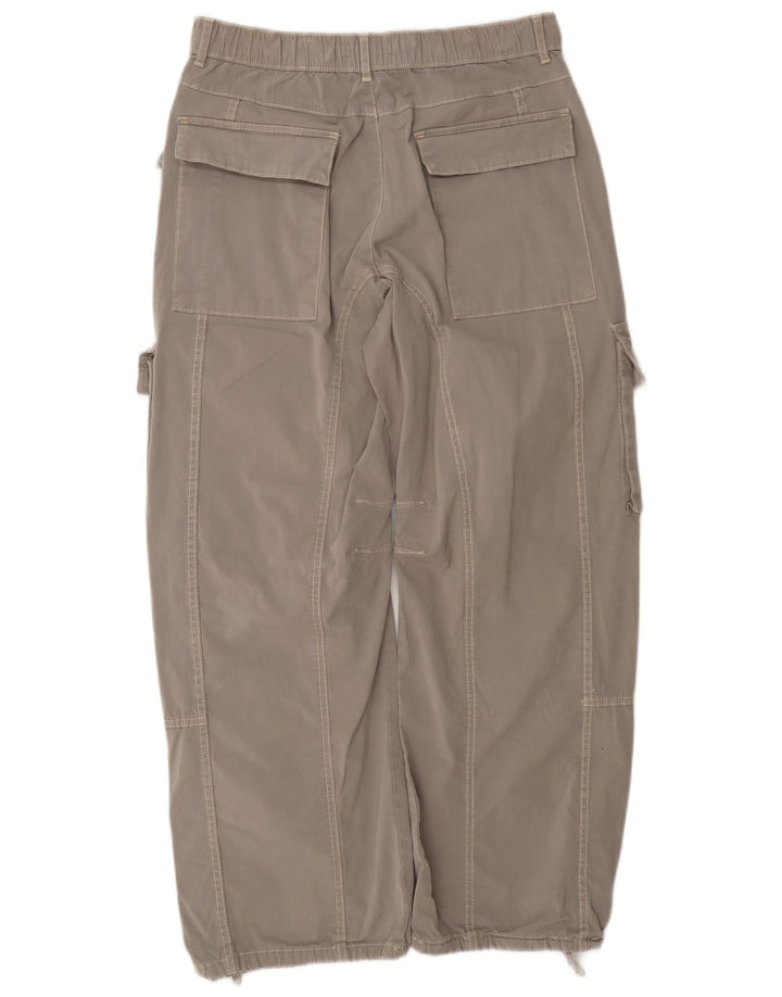 Pantaloni cargo drepti pentru femei Zara EU 38 Mici L28 L28 Gri