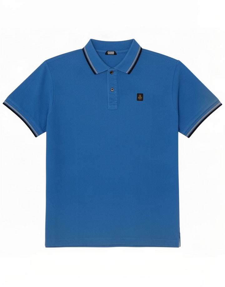 Refrigiwear Tricou polo pentru bărbați, mare, albastru, bumbac