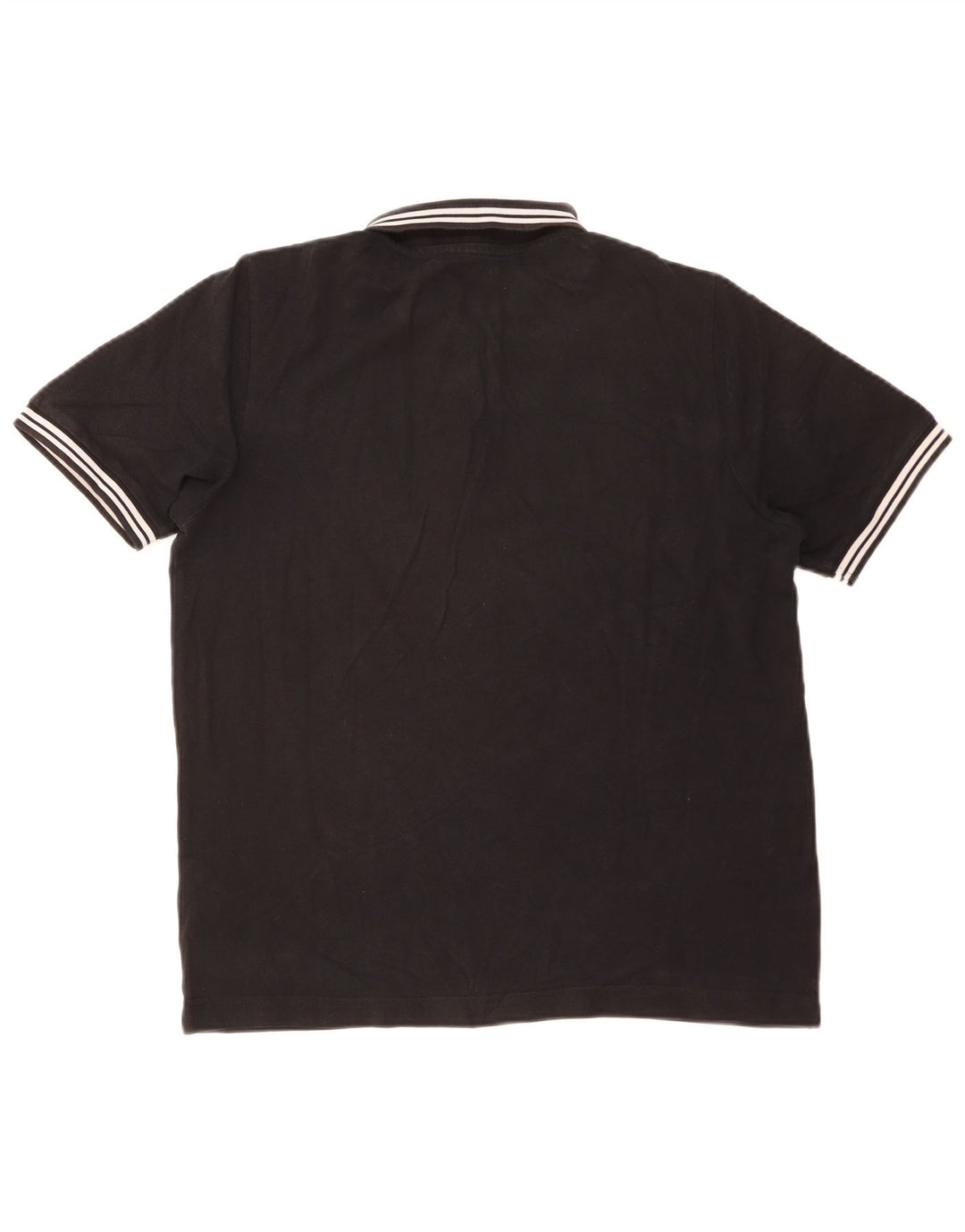 Cămașă polo pentru bărbați Kappa, bumbac cu dungi negre medii