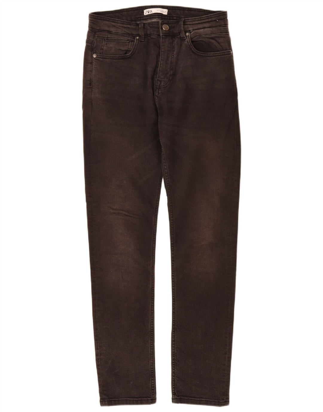 Blugi slim pentru bărbați Zara EU 38 Mici L30 L32 Bumbac gri